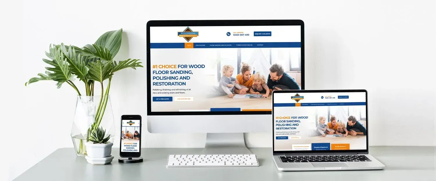 Wollongong Floor Sanding & Polishing website preview