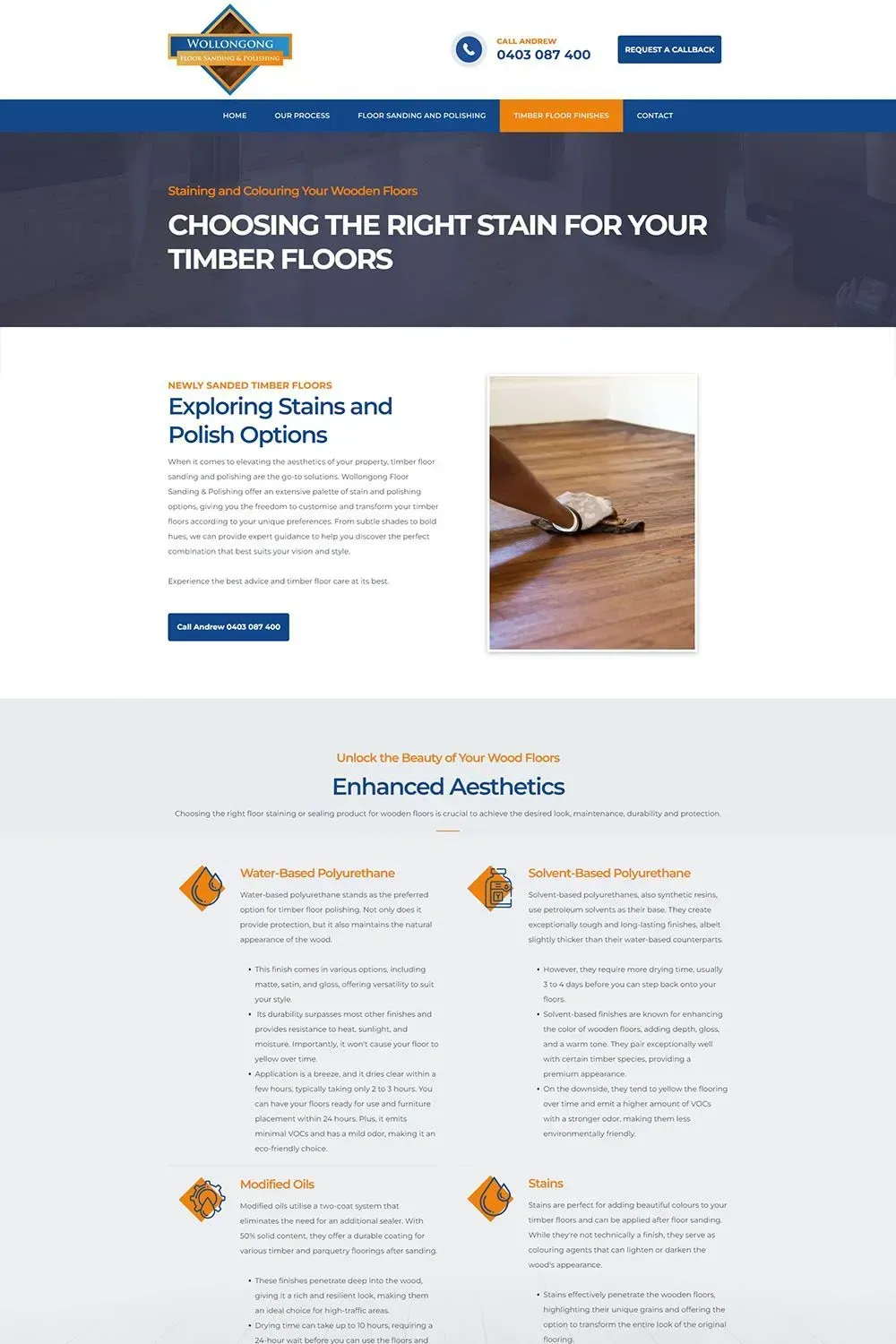 Wollongong Floor Sanding & Polishing internal page preview #2