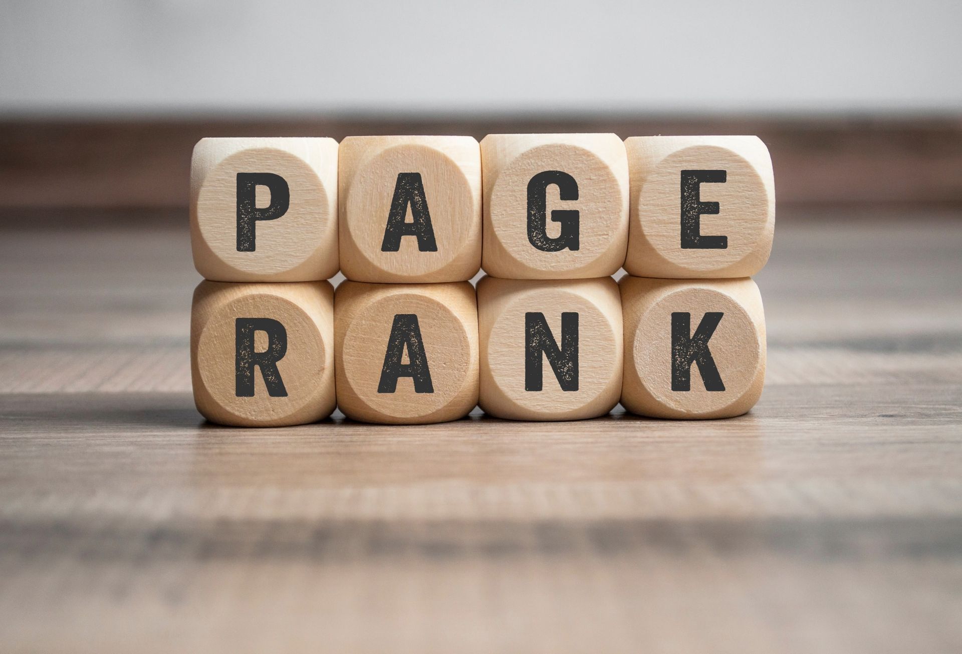 Wooden blocks spelling