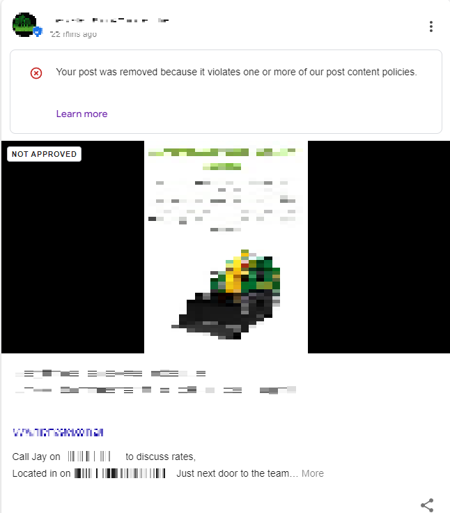 Why Your GBP Posts Get Rejected & How to Fix Them