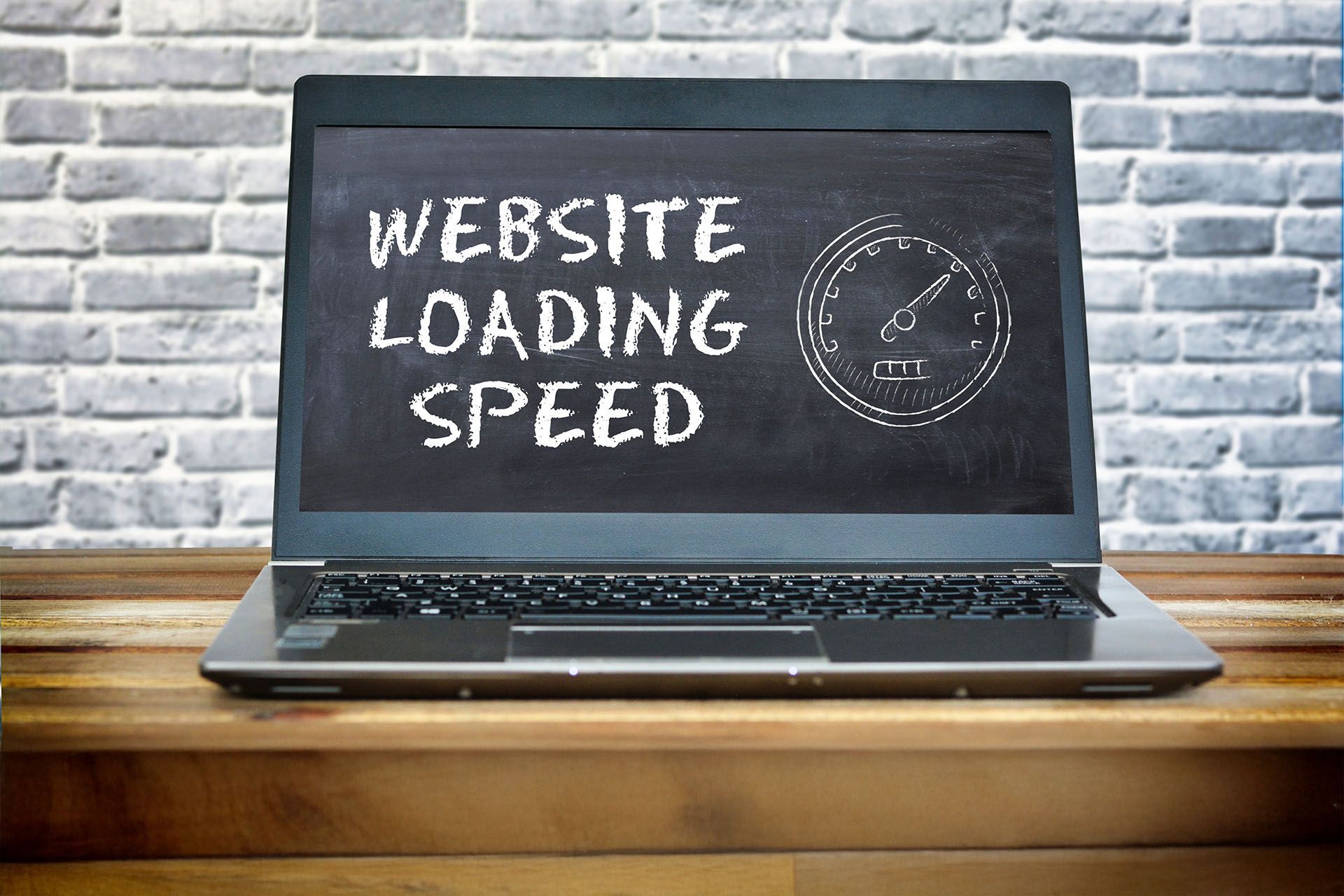 Laptop screen displays 