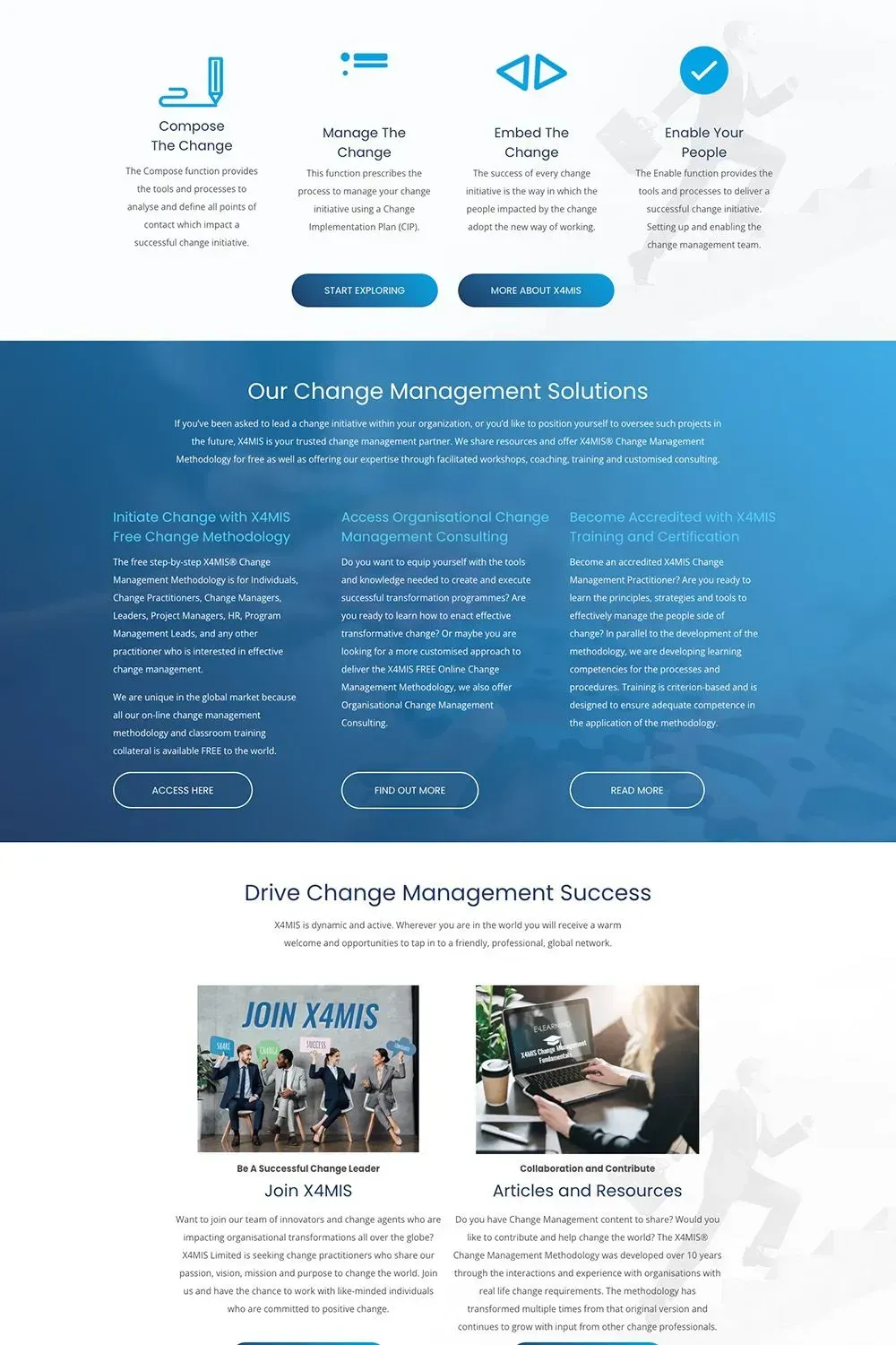 X4MIS home page preview #2