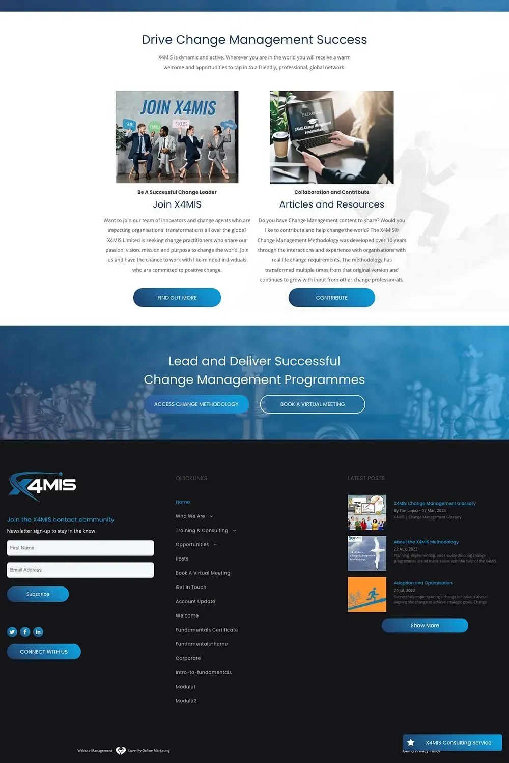 X4MIS home page preview #3