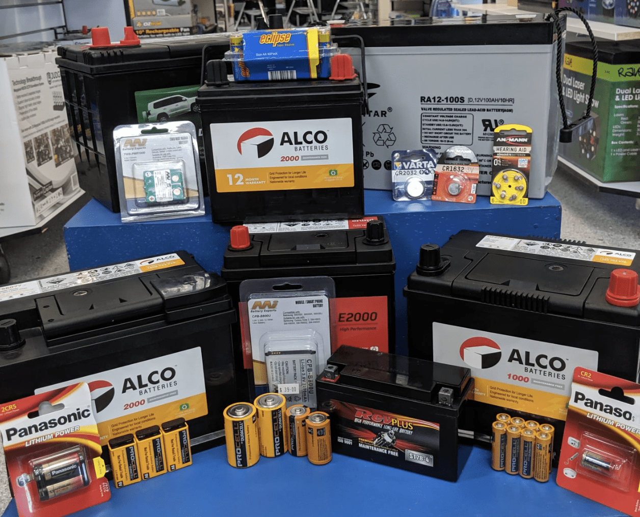 Varieties of Vehicle Batteries — Atlas Super Store in Mount Isa, QLD