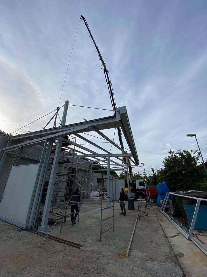 Autogru cantiere industriale