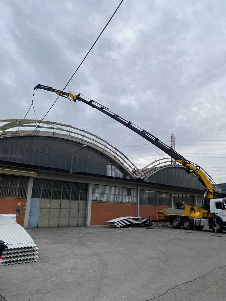 Noleggio gru per coperture