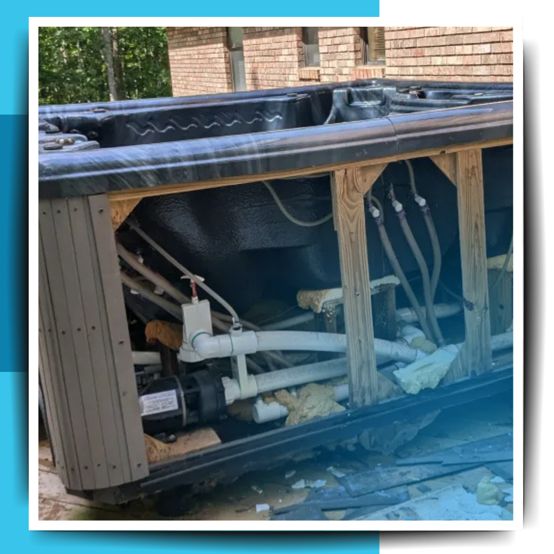 hot tub removal