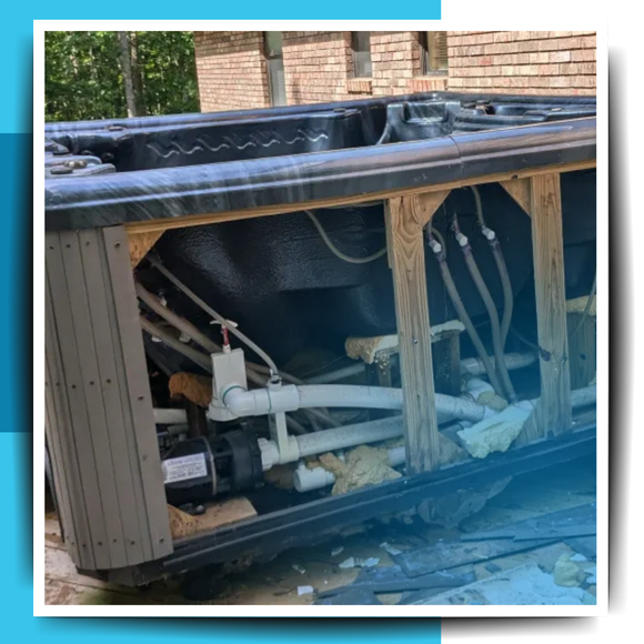 hot tub removal