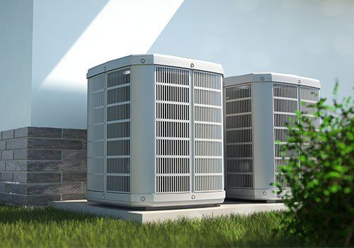 White HVAC Units — Covington, LA — Drinkard Air Conditioning And Heating LLC