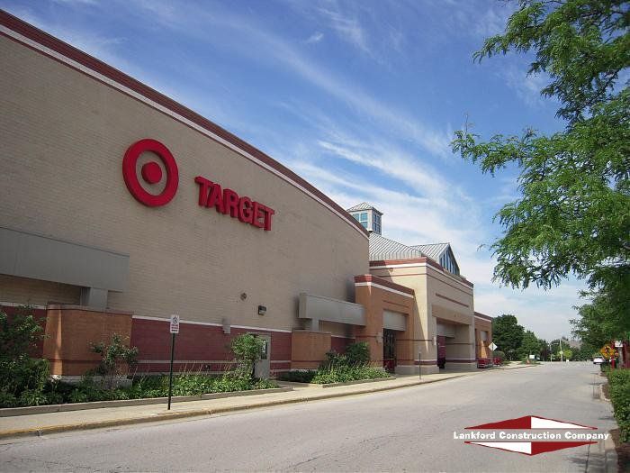 A target store with a red target logo on the side