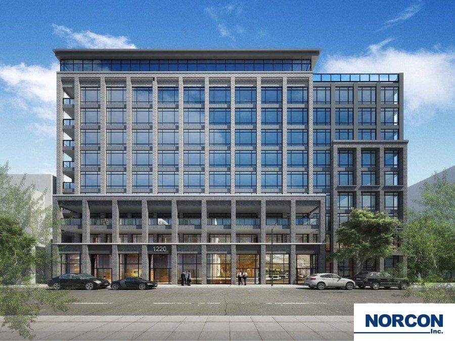 An artist 's impression of a large building by norcon