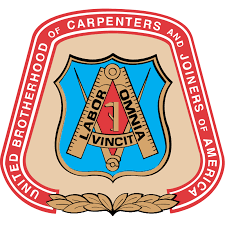 The logo for the united brotherhood of carpenters and joiners of america
