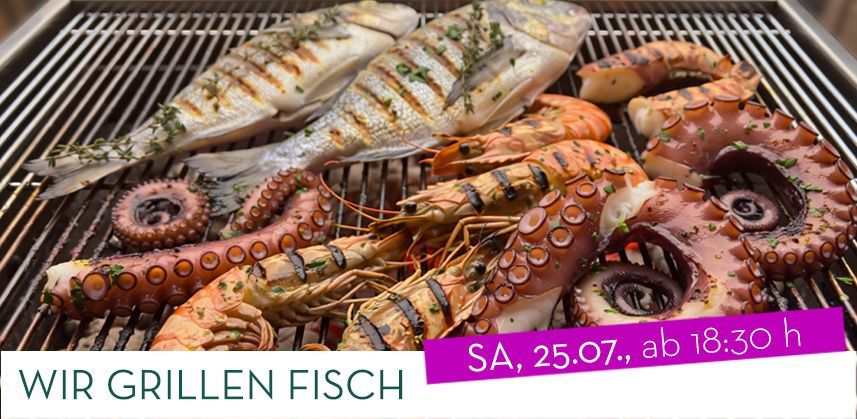 FRAU SCHRECK GRILLT FISCH