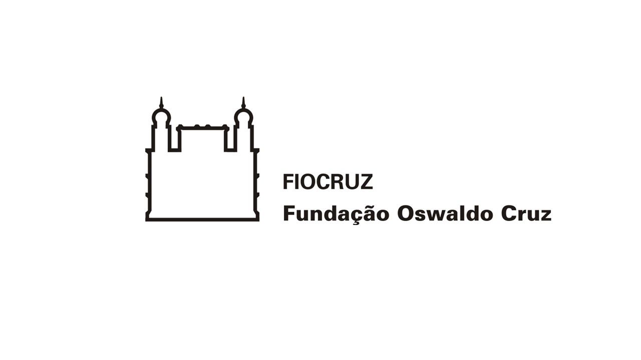 A black and white logo for fiocruz fundacao oswaldo cruz