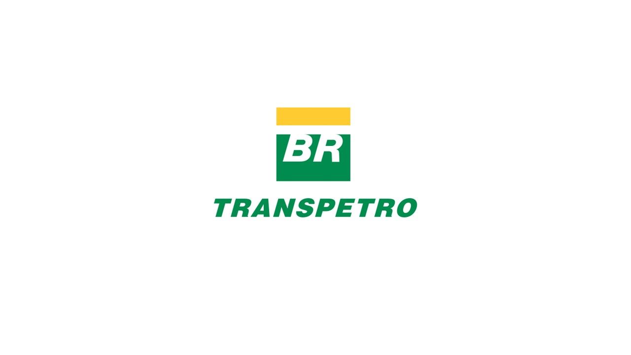 Um logotipo verde e amarelo da transpetro em um fundo branco.