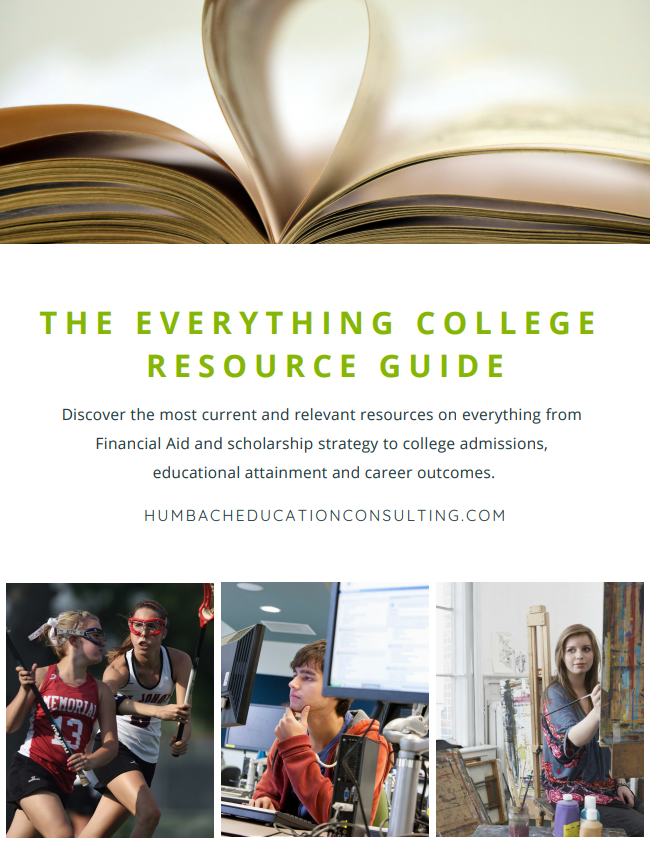 Humbach Education Consulting Everything College Resource Guide