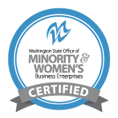 The washington state office of minority and women 's business enterprises is certified.