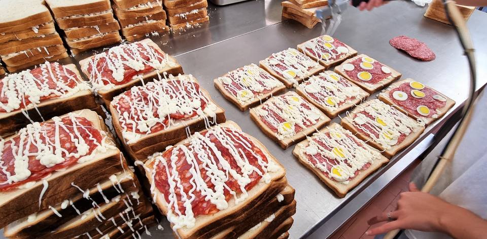 tramezzini e toast farciti