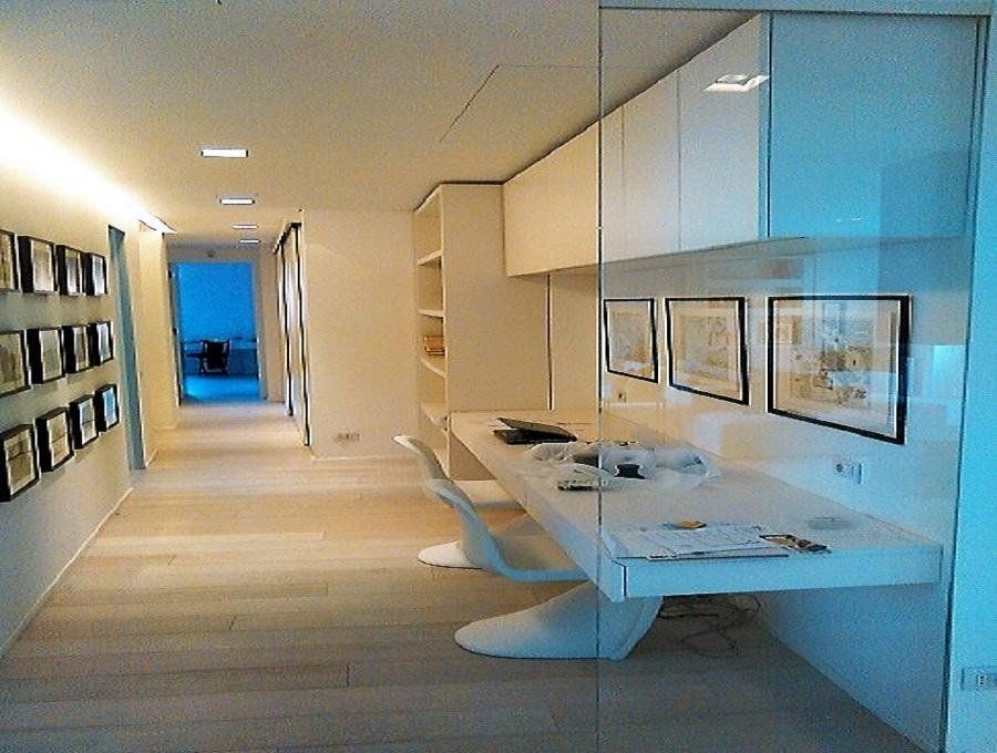 grande ripiano scrivania in legno laccato