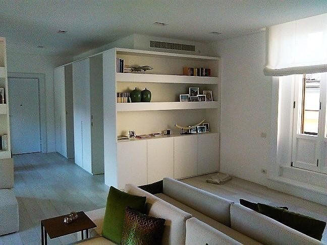 area living con mobili in legno