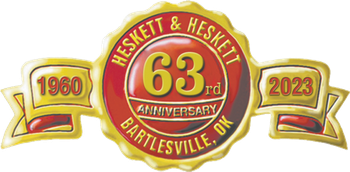 Heskett & Heskett 63rd Anniversary Seal