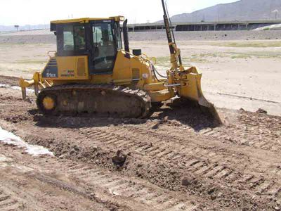 Front Loader In Construction Site — El Paso, TX — Aquatech Septic & Underground, LLC
