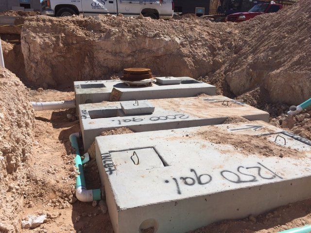 Septic System In Cement — El Paso, TX — Aquatech Septic & Underground, LLC