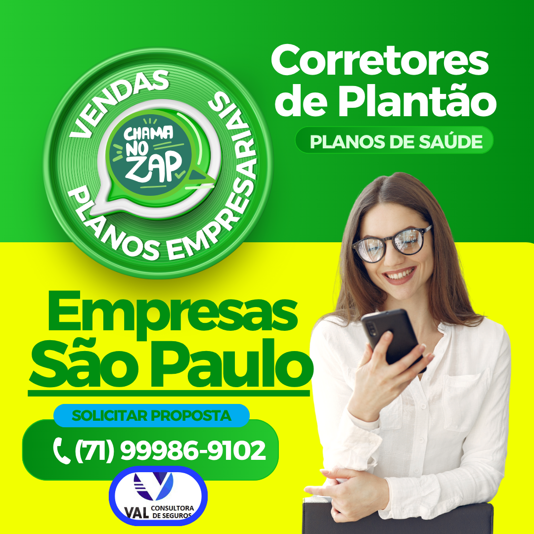 Tabelas Preços Planos Empresariais São Paulo-SP