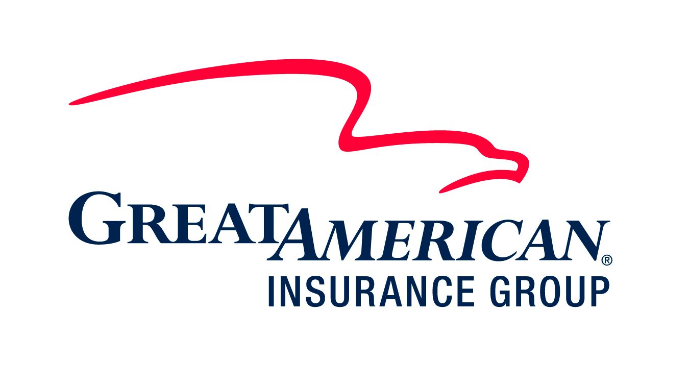 Great American Insurance Group logo with red swoosh above blue text