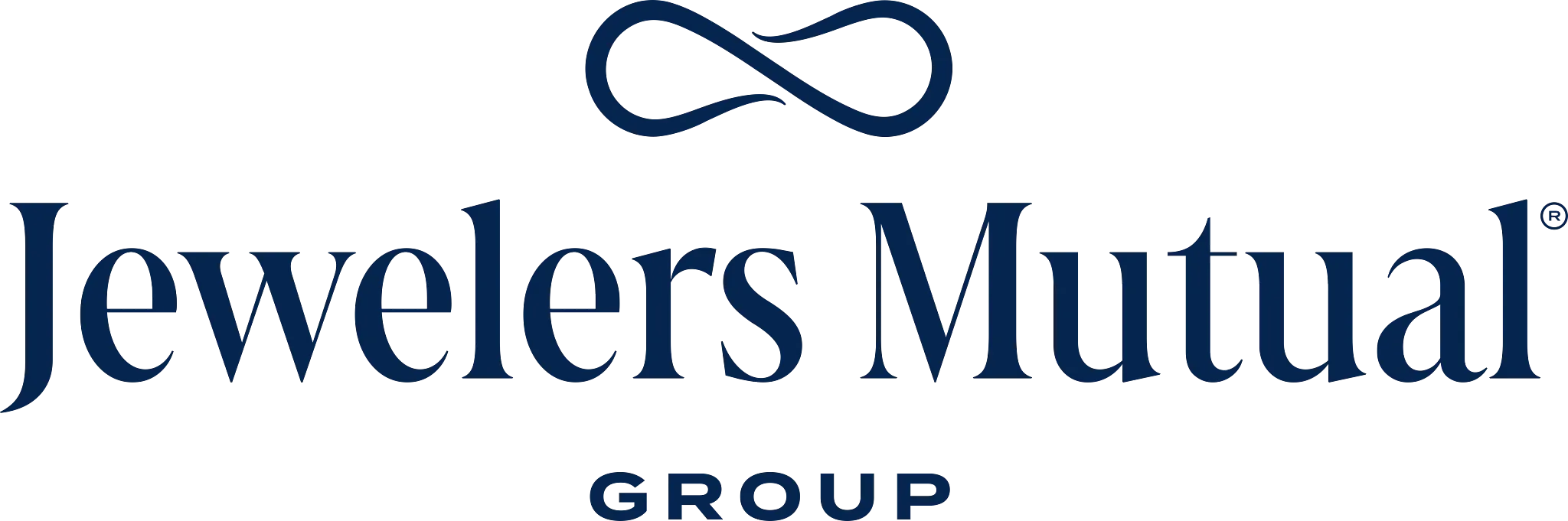 Jewelers Mutual Group logo with navy infinity symbol above the company name