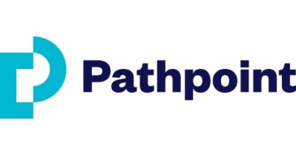 Pathpoint logo with turquoise and dark blue text and icon