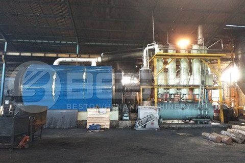 Tyre Pyrolysis Plant