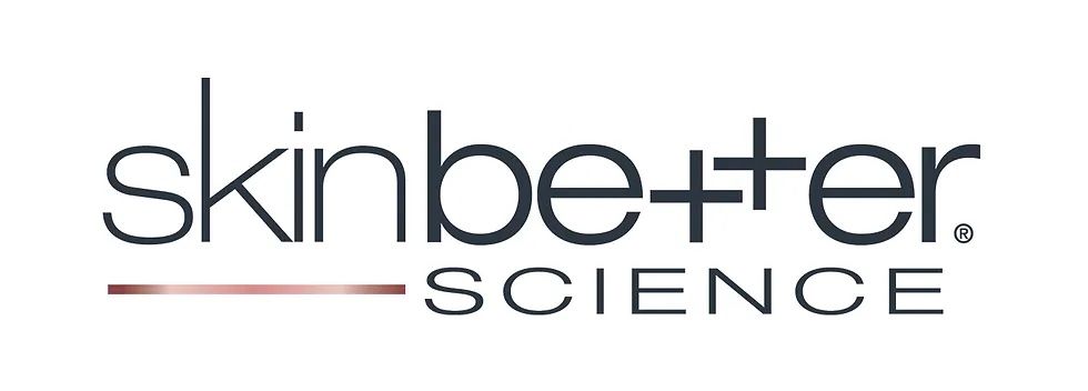 The skin better science logo is on a white background.