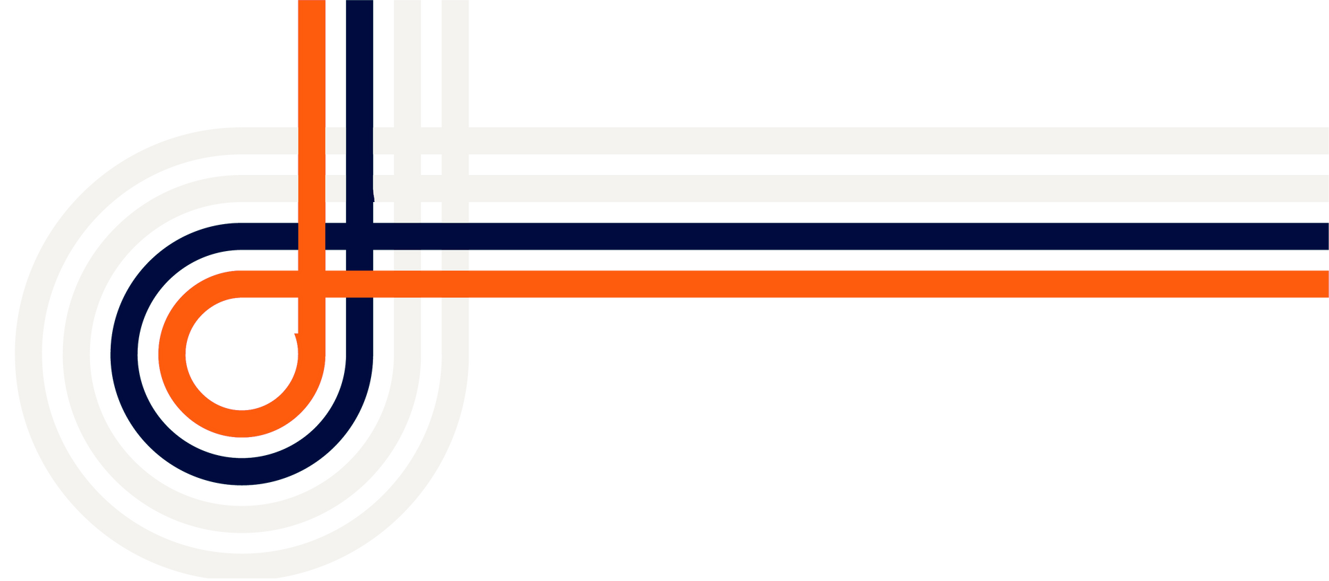 a green and purple line with a circle in the middle on a white background .