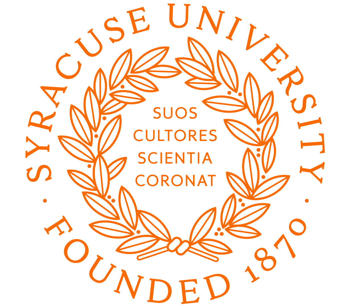 the letter s is orange and blue with a white square in the middle .