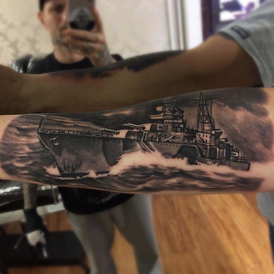 warships tattoo