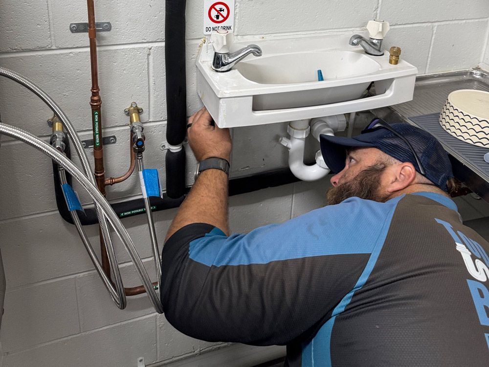 Plumber Responding to A Plumbing Emergency