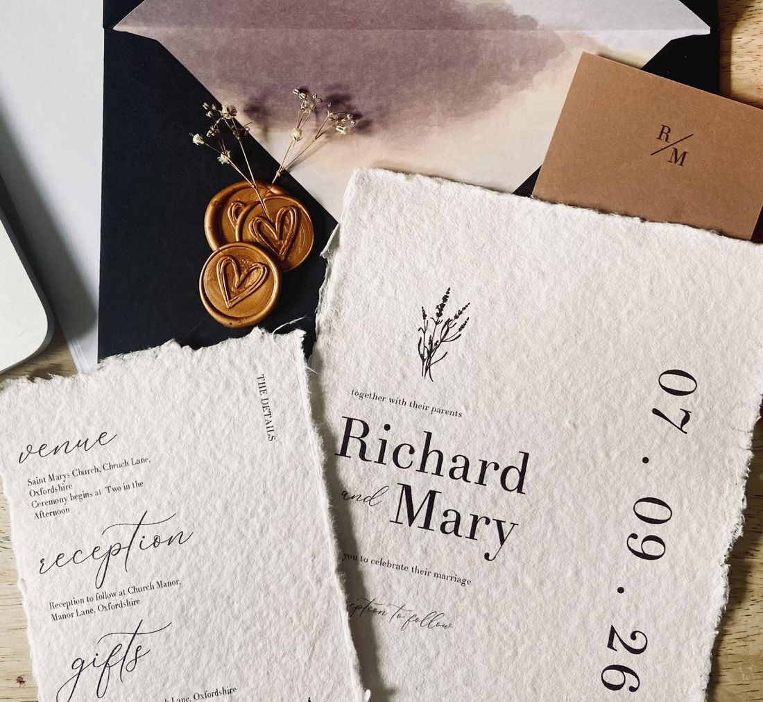 Bespoke Wedding Invitation