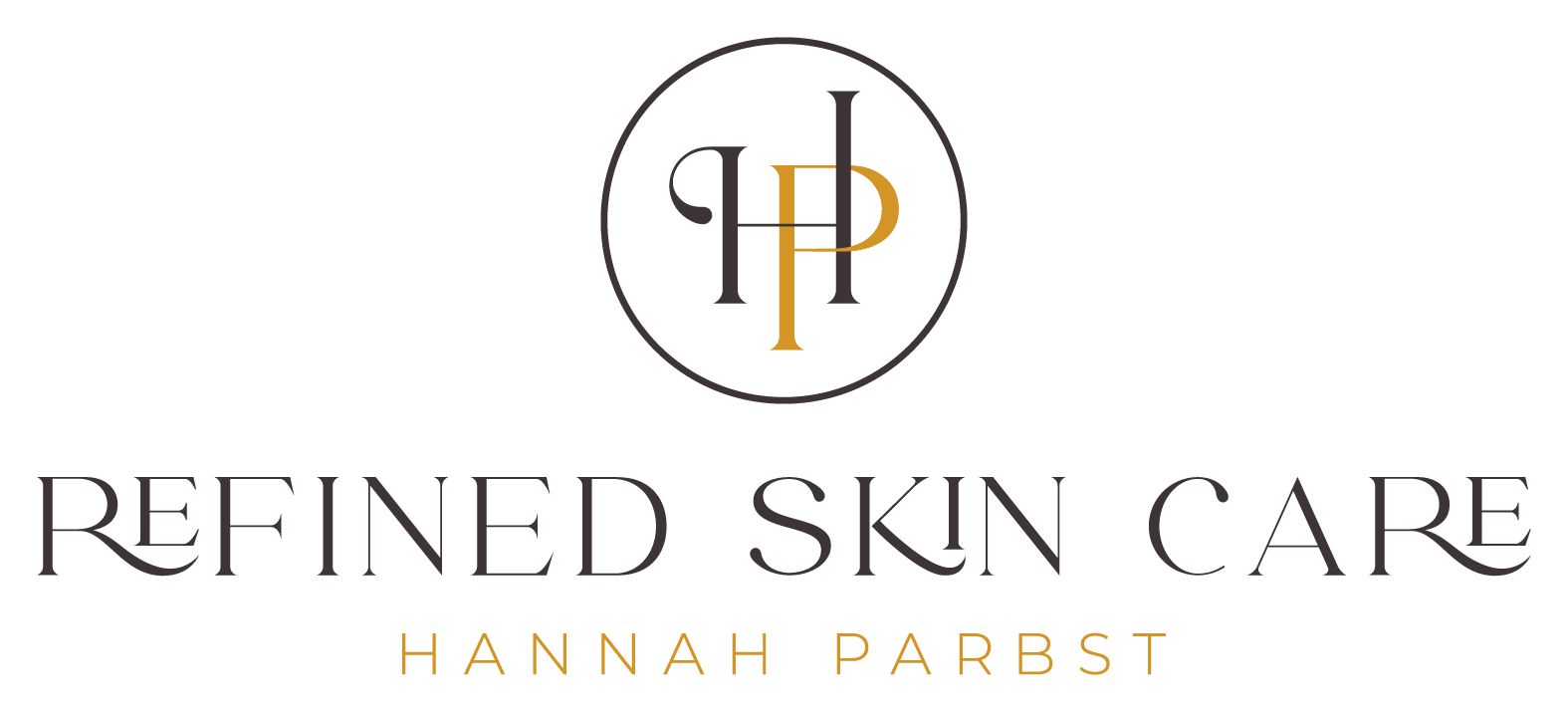 Business logo for Refined Skin Care by Hannah Parbst
