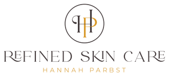 Business logo for Refined Skin Care by Hannah Parbst