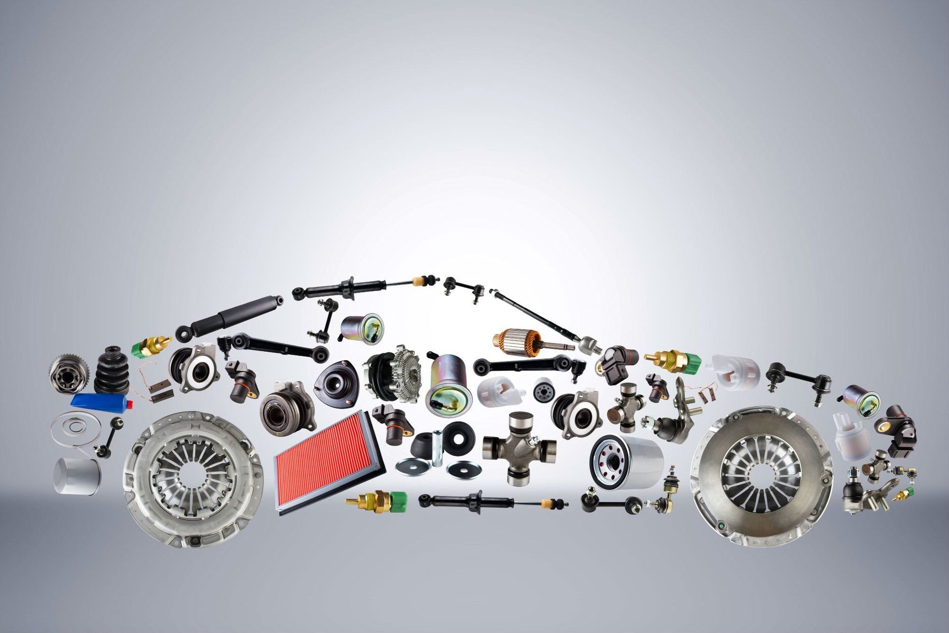 Componenti di un'auto