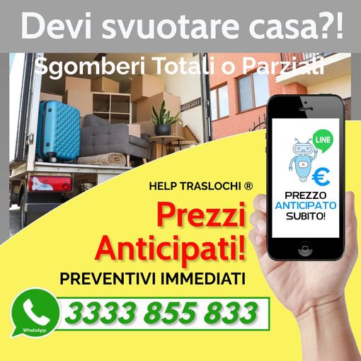 Sgomberi Gratis Roma Tel. 3924733152