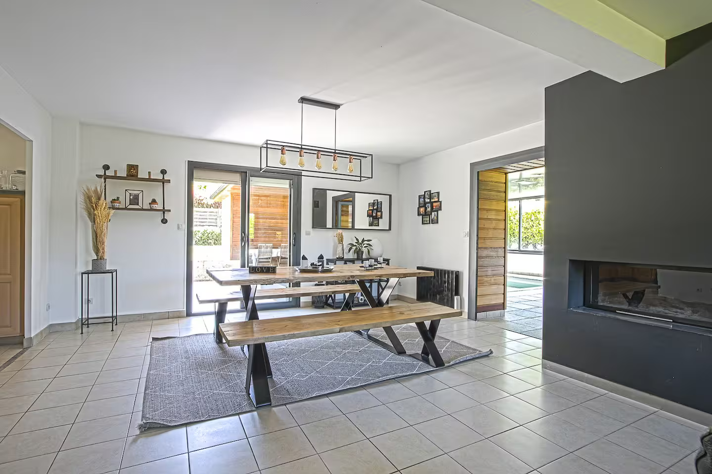 Table à manger du gite