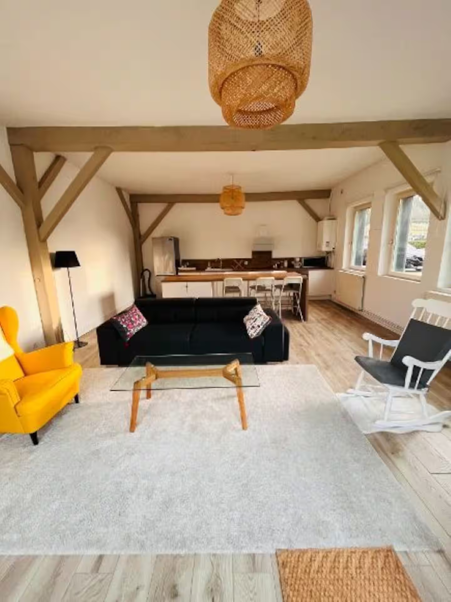 Gite jacqueline séjour salon cuisine