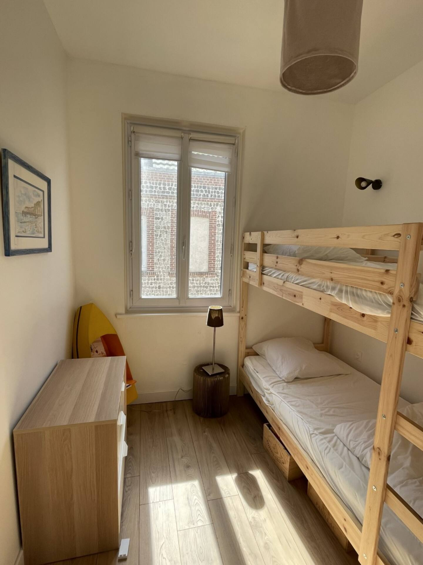 Chambre 2 lits simples superposés