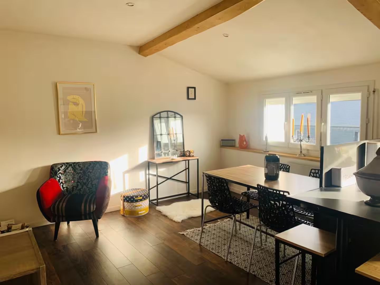 Gite maupassant fécamp salon