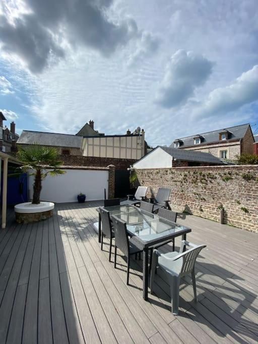 gite centre etretat vue jardin