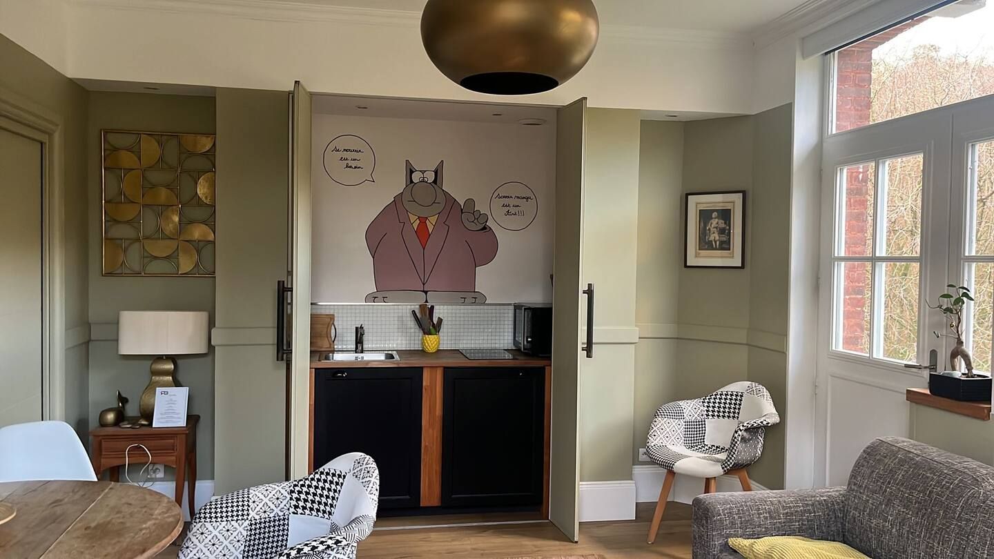 Séjour salon du gite