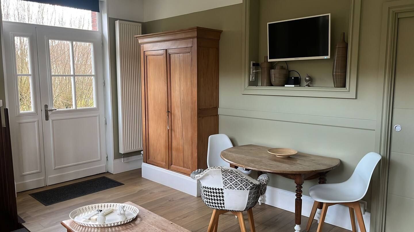 Séjour salon du gite