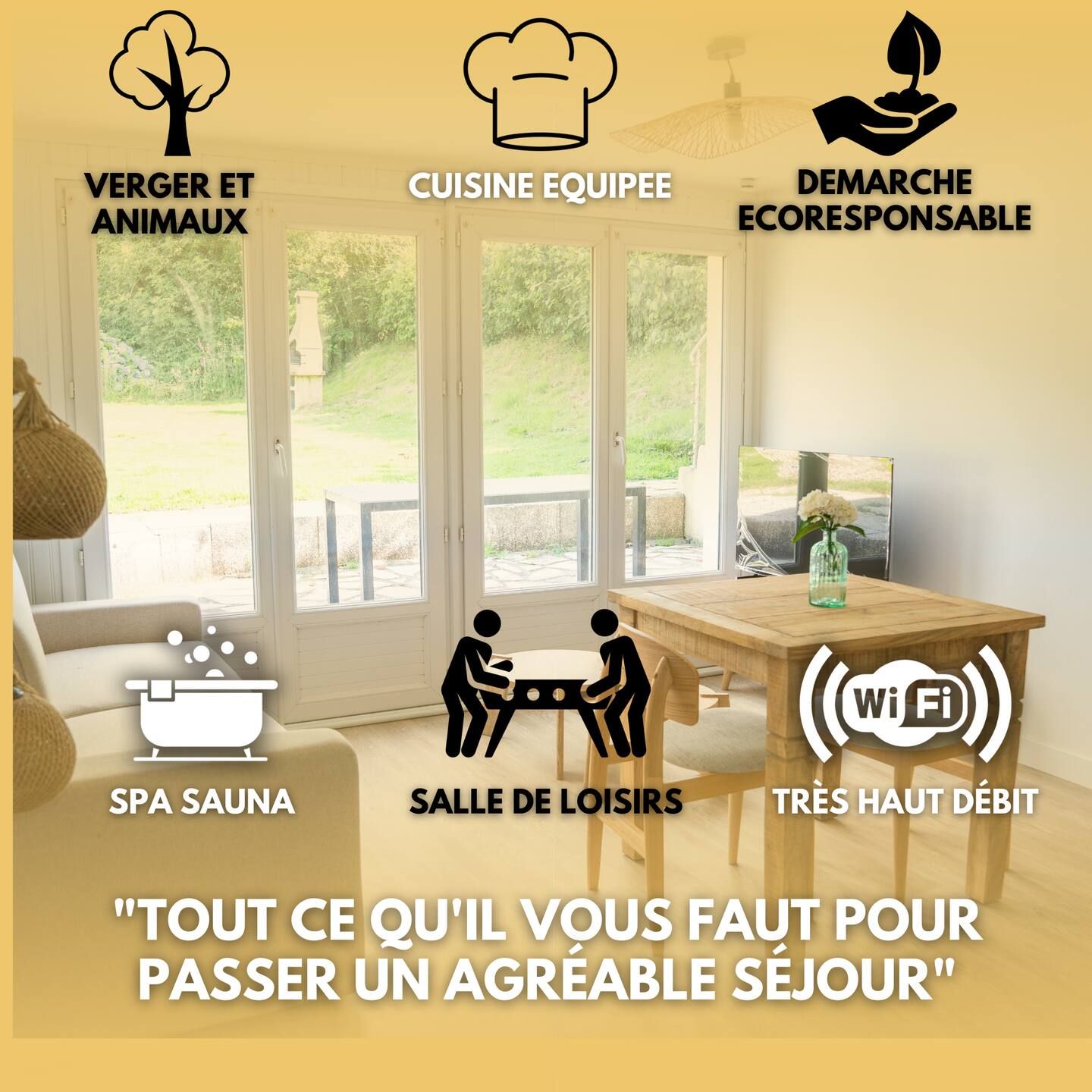 Quelques photos du gite coeur de normandie à Etretat